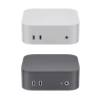Bảo vệ METUBE vỏ silicon chống bụi, nước cho Mac mini M4 2.024 - trong suốt, không trầy xước 8