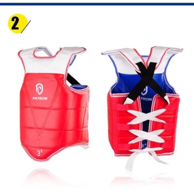 Bảo Vệ Ngực Taekwondo Sanda - Giáp Thực Đấm Bốc, Áo Dày Bảo Vệ Vú Bụng, Giá 362k 7
