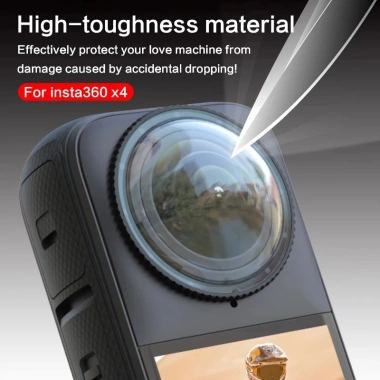 Bảo vệ ống kính và màn hình cho Insta360 X4 X3 Vỏ bảo vệ và phim chống trầy xước 3 Bảo vệ ống kính và màn hình cho Insta360 X4 X3 Vỏ bảo vệ và phim chống trầy xước 3