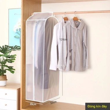 Bảo Vệ Quần Áo Tại Nhà - Bao Chống Bụi Đa Năng, Túi Che Bụi Rộng, Bao Áo Treo Tủ Giá Ưu Đãi 95K 10