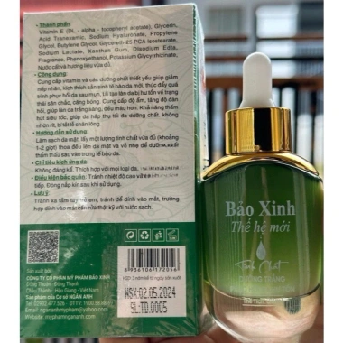 Bảo Xinh Thế Hệ Mới Tinh Chất Dưỡng Trắng, Phục Hồi Da Hư Tổn, Chỉ 179.000 VNĐ