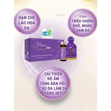 Bảo Xuân Collagen Saffron 10 ống - Dưỡng da, giảm nếp nhăn, tăng độ đàn hồi, chỉ 440.000đ Bảo Xuân Collagen Saffron 10 ống - Dưỡng da, giảm nếp nhăn, tăng độ đàn hồi, chỉ 440.000đ