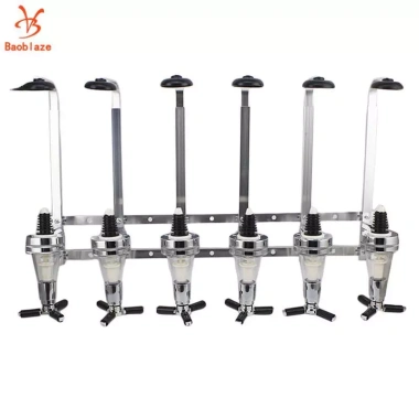 Baoblaze 6 Chai Đựng Rượu Đồ Uống Giá Tiết Kiệm, Phù Hợp Tiệc Cocktail và Nhà Bếp