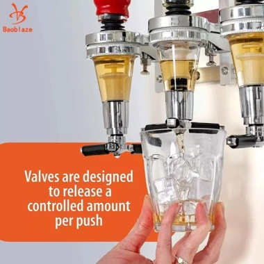 Baoblaze 6 Chai Đựng Rượu Đồ Uống Giá Tiết Kiệm, Phù Hợp Tiệc Cocktail và Nhà Bếp