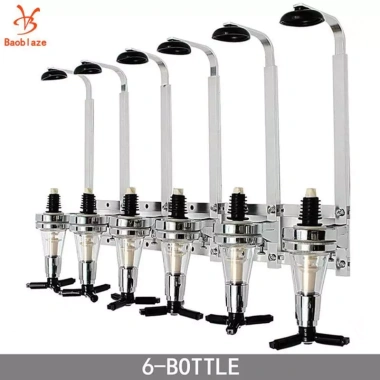 Baoblaze 6 Chai Đựng Rượu Đồ Uống Giá Tiết Kiệm, Phù Hợp Tiệc Cocktail và Nhà Bếp 5 Baoblaze 6 Chai Đựng Rượu Đồ Uống Giá Tiết Kiệm, Phù Hợp Tiệc Cocktail và Nhà Bếp 5