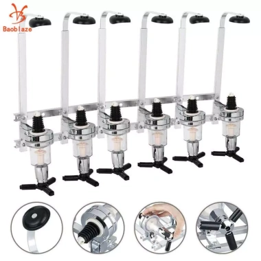 Baoblaze 6 Chai Đựng Rượu Đồ Uống Giá Tiết Kiệm, Phù Hợp Tiệc Cocktail và Nhà Bếp