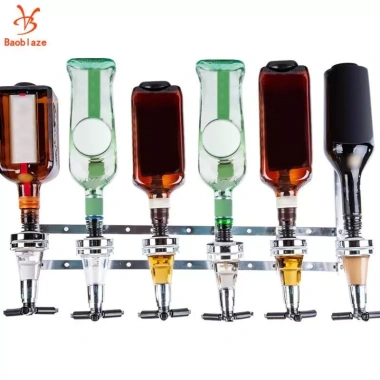 Baoblaze 6 Chai Đựng Rượu Đồ Uống Giá Tiết Kiệm, Phù Hợp Tiệc Cocktail và Nhà Bếp