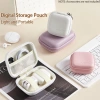 Baona XBYS Cáp USB du lịch, túi PU chống thấm, bộ sạc, hộp bảo vệ tai nghe – 145.800đ