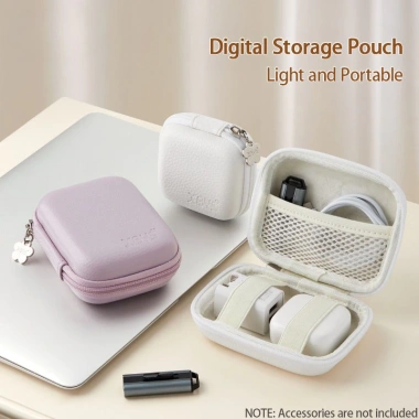 Baona XBYS Cáp USB du lịch, túi PU chống thấm, bộ sạc, hộp bảo vệ tai nghe – 145.800đ