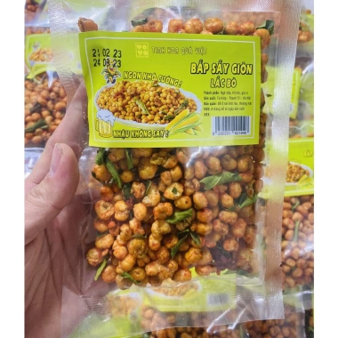 Bắp lắc khô bò lá chanh & ngô cay 100g - Đồ ăn vặt YOYO, giảm giá 13.000đ