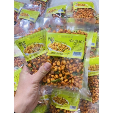 Bắp lắc khô bò lá chanh & ngô cay 100g - Đồ ăn vặt YOYO, giảm giá 13.000đ