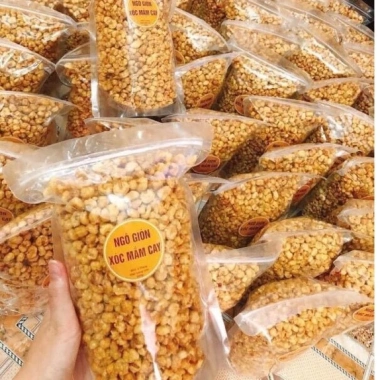Bắp ngô giòn xóc mắm cay 1kg - Giòn tan, vị cay đậm, giảm còn 48.000đ 8