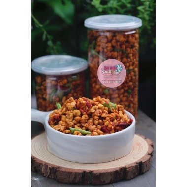 Bắp rang bò lá chanh - Ăn vặt su xoắn 40k giảm giá, giòn tan, vị béo ngậy