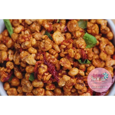 Bắp rang bò lá chanh - Ăn vặt su xoắn 40k giảm giá, giòn tan, vị béo ngậy