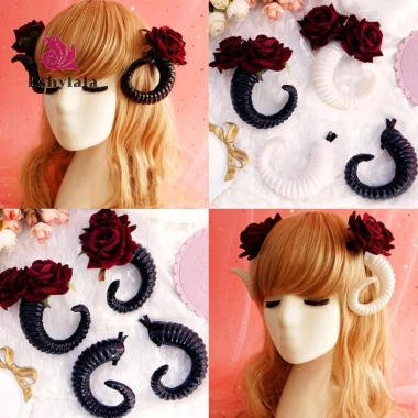 Barrette Quỷ Sừng Tóc Cosplay Cừu Halloween – Kẹp Tóc Độc Đáo, Trang Trí, Giá chỉ 80.676₫