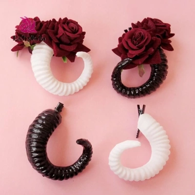 Barrette Quỷ Sừng Tóc Cosplay Cừu Halloween – Kẹp Tóc Độc Đáo, Trang Trí, Giá chỉ 80.676₫ 2
