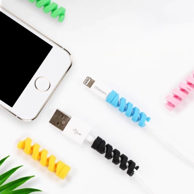 BAS Dây dữ liệu đa năng tay áo silicon xoắn ốc – Chắc chắn, bền, chống vỡ, giá chỉ 41.800₫ 9