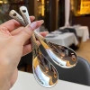 Basa Thìa Canh Inox Đánh Bóng Gương Bạc, Thìa Dẹt Dung Tích Lớn - Bộ Đồ Ăn Nhà Bếp 36,121₫