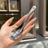 Basa Thìa Canh Inox Đánh Bóng Gương Bạc, Thìa Dẹt Dung Tích Lớn - Bộ Đồ Ăn Nhà Bếp 36,121₫ 6