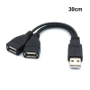 Basa USB 2.0 Bộ Chia Y 1 Nam den 2 Nu Dây Nối Dài Chuyển Nguồn Truyền Dữ Liệu Sạc Xe 36.300 VND 7