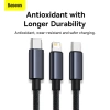 Baseus Cáp Sạc 3 Trong 1 USB C + Lightning + Micro, cho Android & iPhone 89.000₫ 3