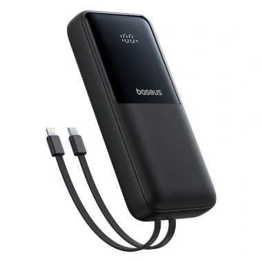 Baseus Lipow PowerBank 20.000mAh Dual-Cable 22.5W và Màn Hình Kỹ Thuật Số - 329.000₫