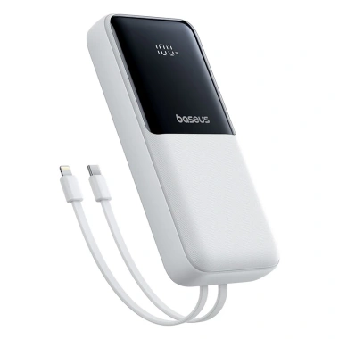 Baseus Lipow PowerBank 20.000mAh Dual-Cable 22.5W và Màn Hình Kỹ Thuật Số - 329.000₫