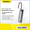 Baseus USB-C Hub 4K HDMI PD 100W – Chia Cổng Type-C cho Xiaomi Samsung Huawei, Giá 490.000đ