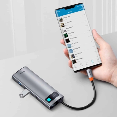 Baseus USB-C Hub 4K HDMI PD 100W – Chia Cổng Type-C cho Xiaomi Samsung Huawei, Giá 490.000đ