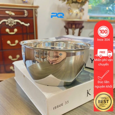 Bát 2 lớp cách nhiệt inox 18/10 12cm OYT116 - Đựng thực phẩm, an toàn cho bé ăn cơm, giá ưu đãi 135.000₫