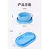 Bát Ăn Chống Kiến Nhựa PP Cho Chó Mèo – Rãnh Nước, Ngăn Côn Trùng, Chống Trượt, Dễ Vệ Sinh, Phù Hợp Poodle Corgi 7