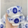 Bát ăn cơm chữ PHÚC, Set 10 chén in xanh 4D - Sứ nhập khẩu Korea Style giá tốt 5