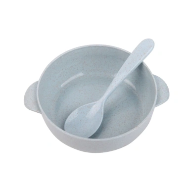 Bát ăn cơm và thìa nhựa lúa mạch tiện dụng, an toàn, giảm giá 21% chỉ 48.290₫