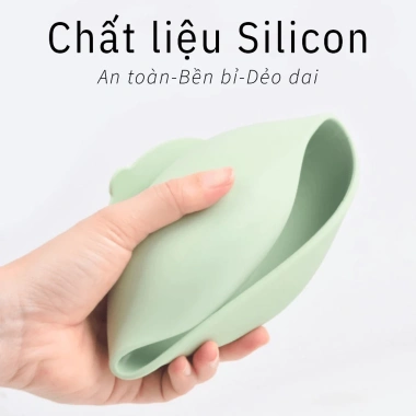 Bát ăn dặm silicon hình ốc sên ngộ nghĩnh cho bé – Giá chỉ 75.000đ, giảm 22%
