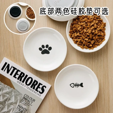 Bát ăn mèo gốm dễ thương chống lật, cốc hút, chống trượt - Giá ưu đãi 204.700đ 5