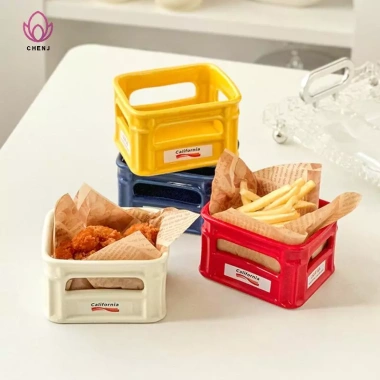 Bát Ăn Nhẹ Gốm Sáng Tạo CENJ 2.025 - Trái Cây, Cafe, Giỏ & Bắp Rang, Phòng Khách, 169k 3 Bát Ăn Nhẹ Gốm Sáng Tạo CENJ 2.025 - Trái Cây, Cafe, Giỏ & Bắp Rang, Phòng Khách, 169k 3