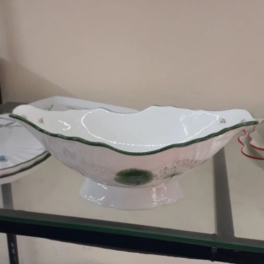 Bát bày gà cúng gốm sứ Bát Tràng vẽ tay - Giá ưu đãi 290.000đ, phù hợp lễ cúng