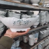 Bát bày gà cúng gốm sứ Bát Tràng vẽ tay - Giá ưu đãi 290.000đ, phù hợp lễ cúng 10