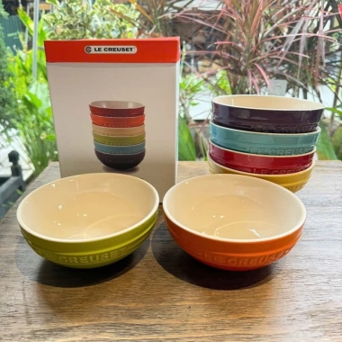 Bát canh 18cm cầu vồng Le Creuset 6 màu - Dùng máy rửa bát, lò vi sóng - 179k