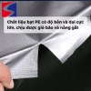 Bạt che mưa nắng PE cao cấp màu xám bạc, đóng khoen sẵn, rải đều 4 cạnh, giá 115.000 VND 3