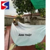 Bạt che mưa nắng PE cao cấp màu xám bạc, đóng khoen sẵn, rải đều 4 cạnh, giá 115.000 VND 4