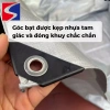 Bạt che mưa nắng PE cao cấp màu xám bạc, đóng khoen sẵn, rải đều 4 cạnh, giá 115.000 VND 7