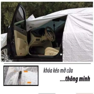 Bạt Che Phủ Nissan Almera 3 Lớp Tráng Nhôm Chống Xước - Giá Ưu Đãi 299,000₫ 4
