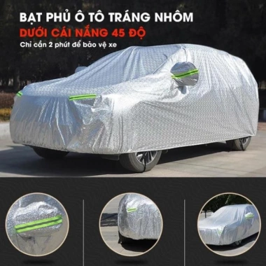 Bạt che phủ xe Mitsubishi Xpander 7 chỗ 3 lớp chống nắng mưa không thấm nước - Giá 299.000₫ 3 Bạt che phủ xe Mitsubishi Xpander 7 chỗ 3 lớp chống nắng mưa không thấm nước - Giá 299.000₫ 3