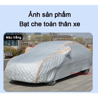 Bạt Che Toàn Thân Xe Độ Dày X3 - Chống Nóng, Hạ Nhiệt, UV, Mưa Rỉ Sét, Kèm Đai Cố Định 6