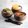 Bát Chén gáo Dừa ONGTRE cao cấp - ăn Salad, hoa quả dầm, healthy, khắc lazer logo, chỉ 28.000₫