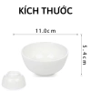 Bát cơm nhựa chịu nhiệt tốt, chén ăn cơm nhựa đen trắng - Mới km247, giá chỉ 4.901₫ 2