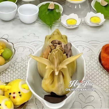 Bát Dĩa Thuyền Đựng Gà Cúng, Hoa Quả - Mâm Cúng Bàn Thờ Gia Tiên Giá 39.000 VND 9