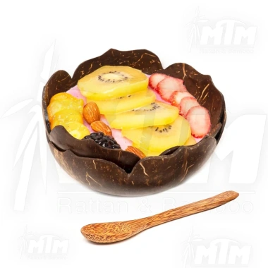 Bát dừa Đĩa ăn chè, sinh tố, salad - Giá 4.600 VND, tiện lợi cho món vặt