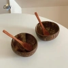 Bát Dừa Gỗ Handmade B&N Bộ Đồ Ăn Thìa Nĩa cho Salad, Tráng Miệng Giá 39.600 VND